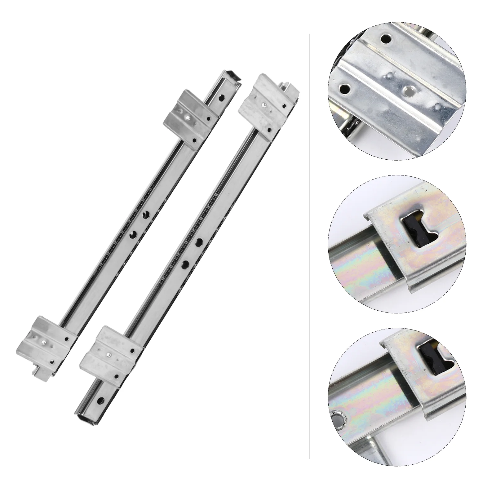 

Guide Keyboard Drawer Track Computer Table Slide Steel Cold Rolled Wheel Bearing