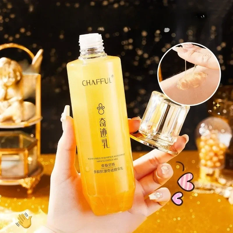 270ml 퍼밍 프라이머 멀티 펩타이드 하이드레이팅 에센스 모공 리파이닝 브라이트닝 둔함 모이스춰라이징 페이스 로션