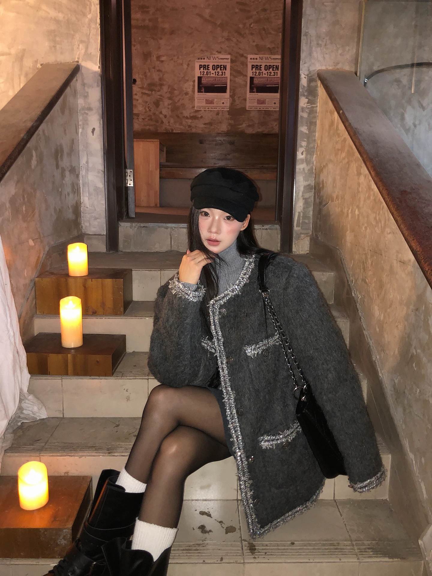 

Ay шерстяное пальто для женщин, зима 202, новое высококачественное хлопковое пальто с межкой подкладкой, маленькая шерстяная верхняя одежда