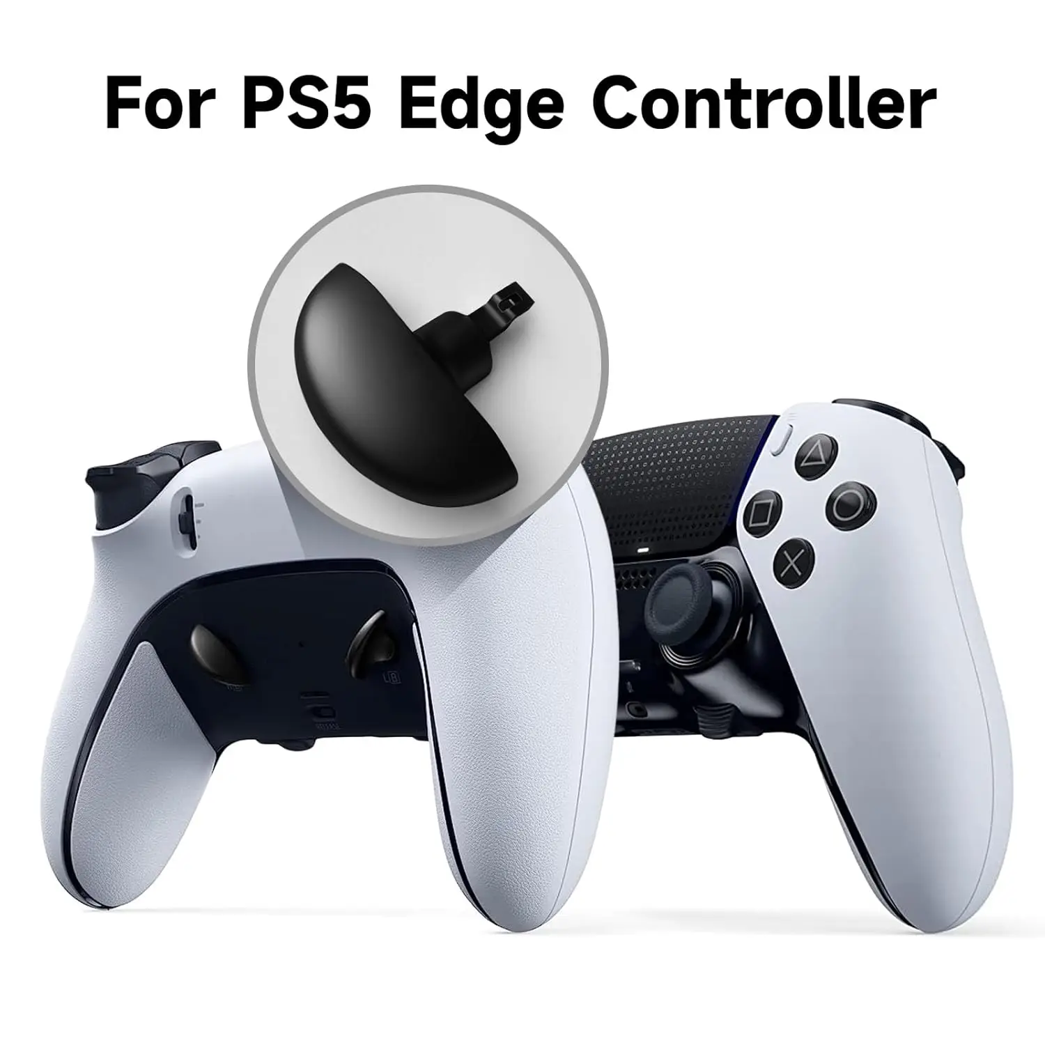 Paletas traseras de metal para controlador PS5 Edge, 4 piezas de repuesto de botones traseros, accesorios para cables de juego PS5 Dual Sense Edge