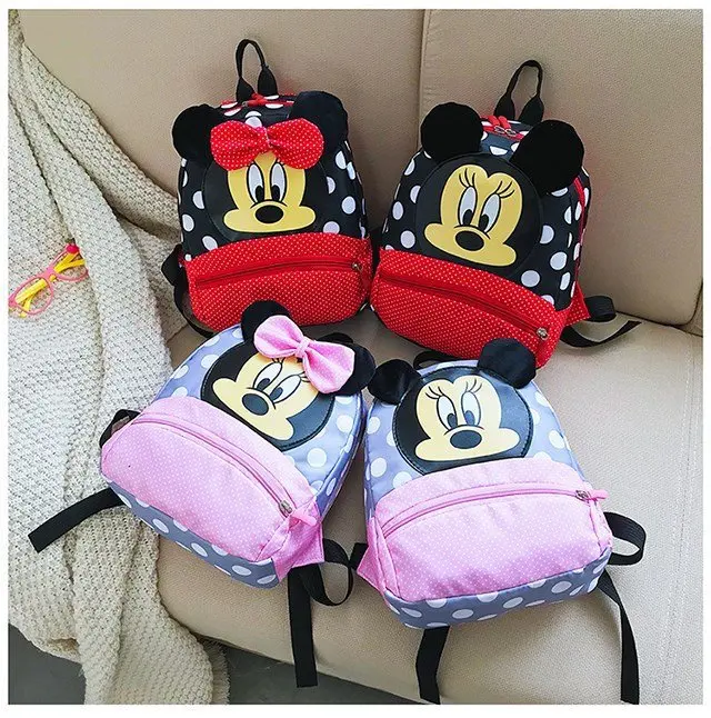 Miniso Cross Border Kindergarten School Bag Cute Boys and Children's Bag 2-5 Year Old Cartoon Girls Backpack