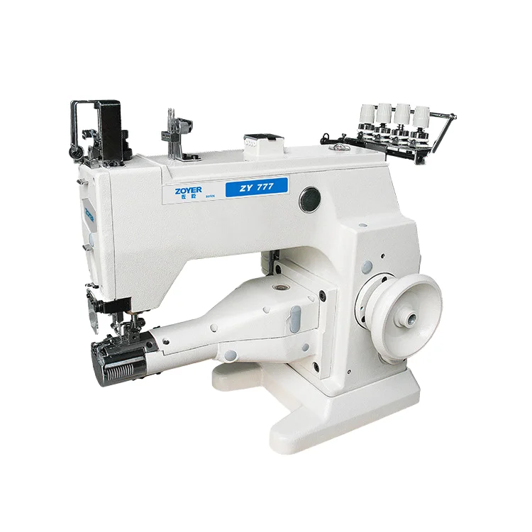 

ZY777 Super High-Speed Industrial Sewing Machine CE Certified 3-Needle 5-Thread Double Sides Interlock Cylinder Bed Automatic