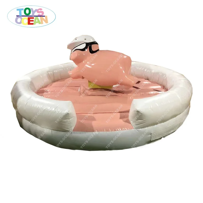 Custom Commercial Inflatable Mechanical Rodeo Pig Mechanical Cow