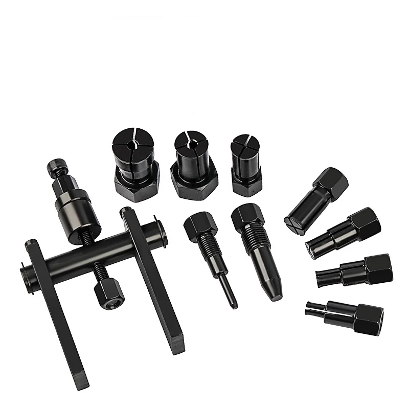 10pcs Practical Bearing Puller Motorcycle Bearing Removal Tool Puller with Box Motorcycle Internal Bearing Puller Kits