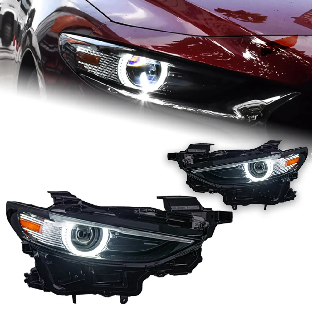 

AKD Car Styling for Mazda 3 Axela LED Headlight 2020-2023 New Mazda3 LED DRL Hid Head Lamp Angel Eye Bi Xenon Accessories