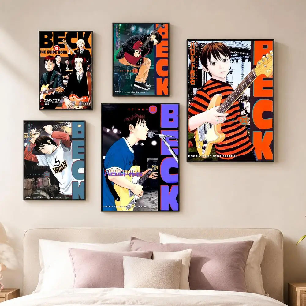 Anime B-Beck: Mongolian Chop Squad Poster Vintage PP Paper Wall Art Home Decor Print for Bedroom Living Room Aesthetic Gift