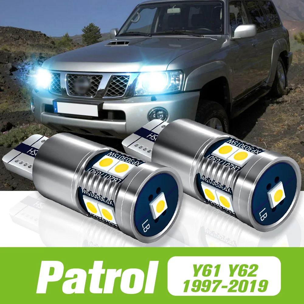 

2pcs For Nissan Patrol Y61 Y62 1997-2019 LED Parking Light Clearance Lamp 2011 2012 2013 2014 2015 2016 2017 2018 Accessories