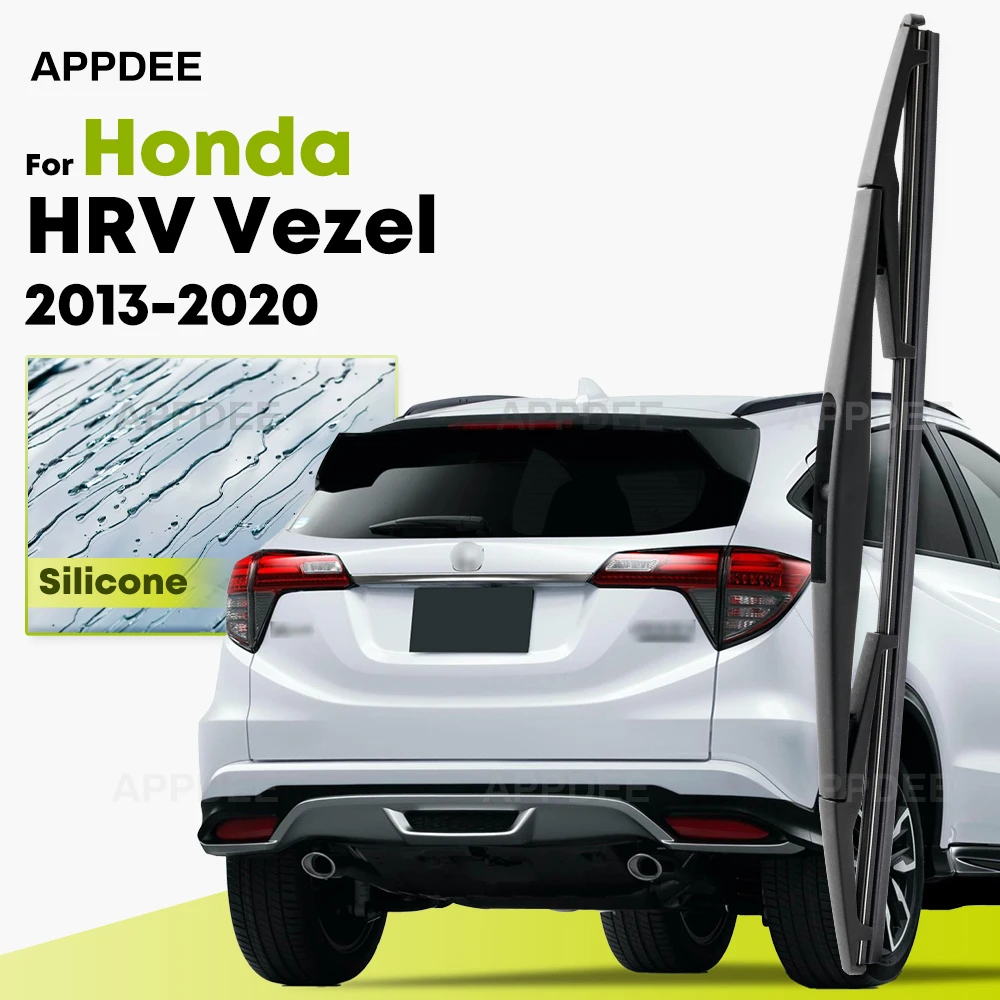

Silicone Rear Wiper For Honda HR-V HRV Vezel 2013-2020 coated windshield wiper blade 10" Rear Window Brushes
