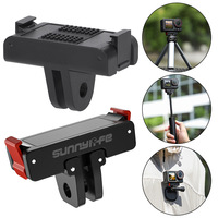 Magnetic Sport Camera Adapter Aluminum Alloy Quick Release Two Claw Adapter for DJI Osmo Action 5 Pro/4/3/2 Camera Accessories