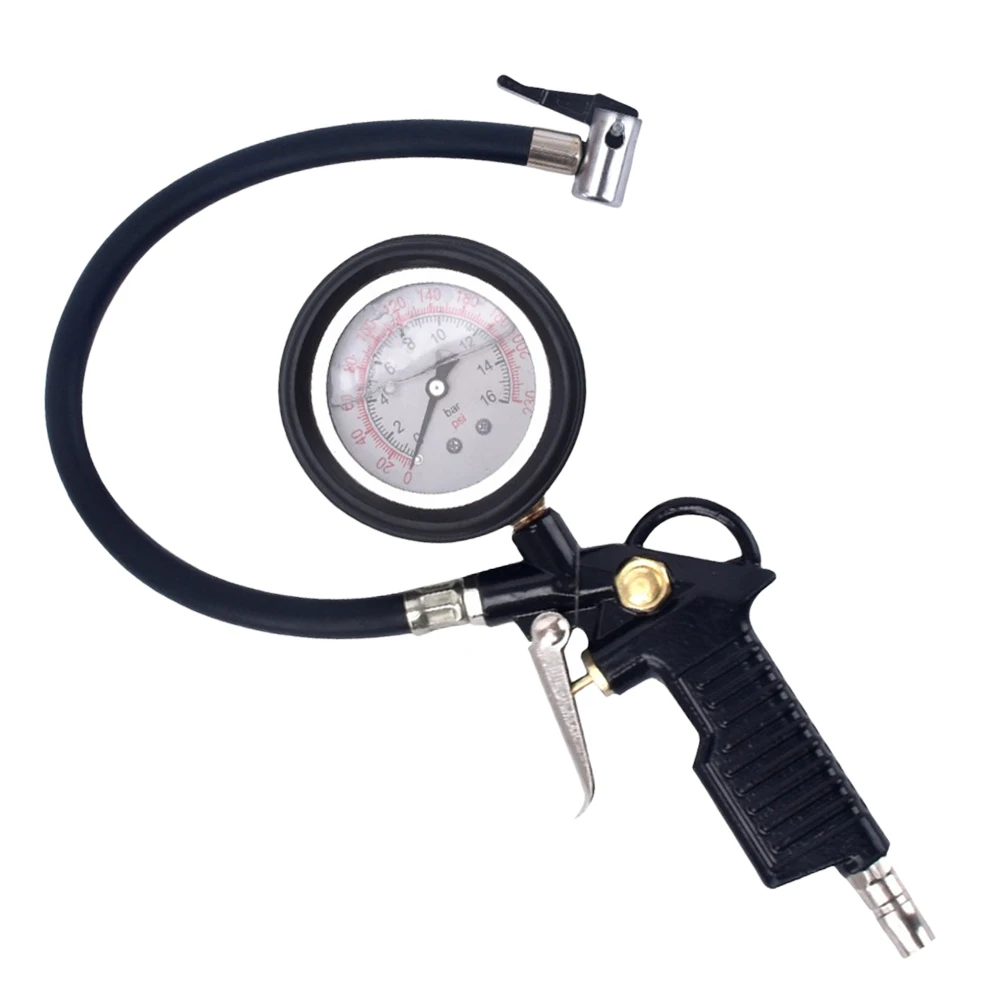 Digital Tire Pressure Gauge Aluminum Bicycle Tyre Repair Tools Digital Display Tyre Pressure Meter for Motorcycle Truck Bike