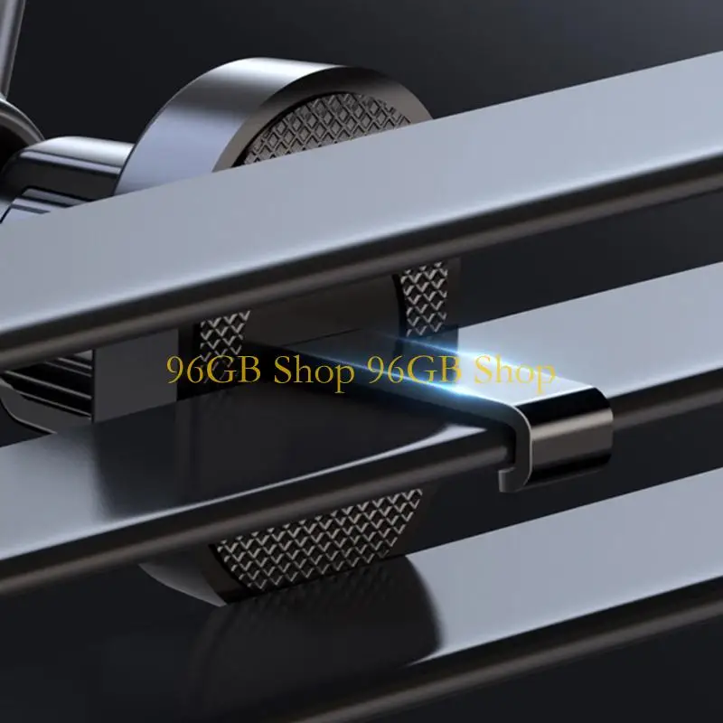 96GB Car Vent Smartphone Mount Adjustable Clamp Mechanism Universal Fit 4 7 Inch Phones Anti Slip Silicone Base Compact Design
