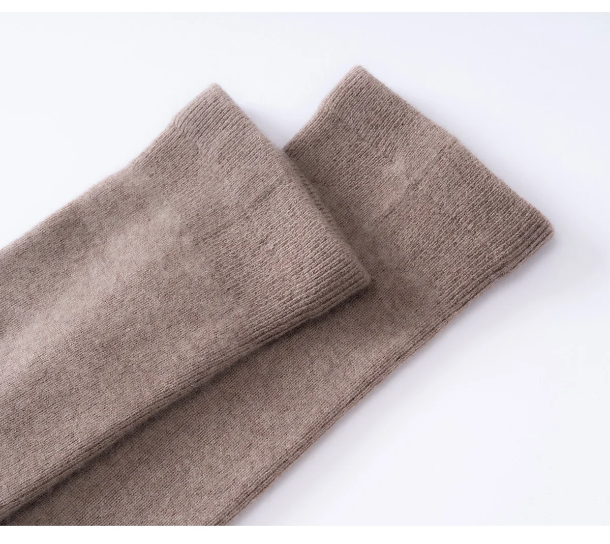 MVLYFLRT Women's Winter Foot And Leg Warmers Knee Protection 100 Cashmere Knitted Long Ankle Sleeves Fashionable Warm Leg Guards