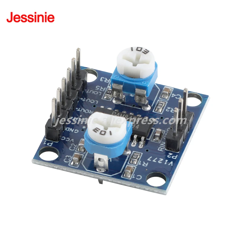 10pcs/1pc PAM8406 Digital Power Amplifier Board 5Wx2 with Volume Potentiometer Module Stereo Noiseless 5W+5W