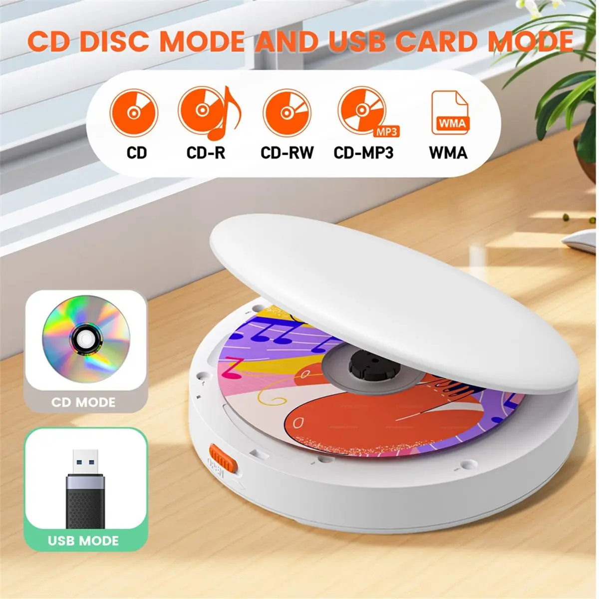 （2026-summer）protable-cd-player-1500mah-rechargeable-audio-cassette-player-with-dual-stereo-speakerscar-aux-usb-playback-player
