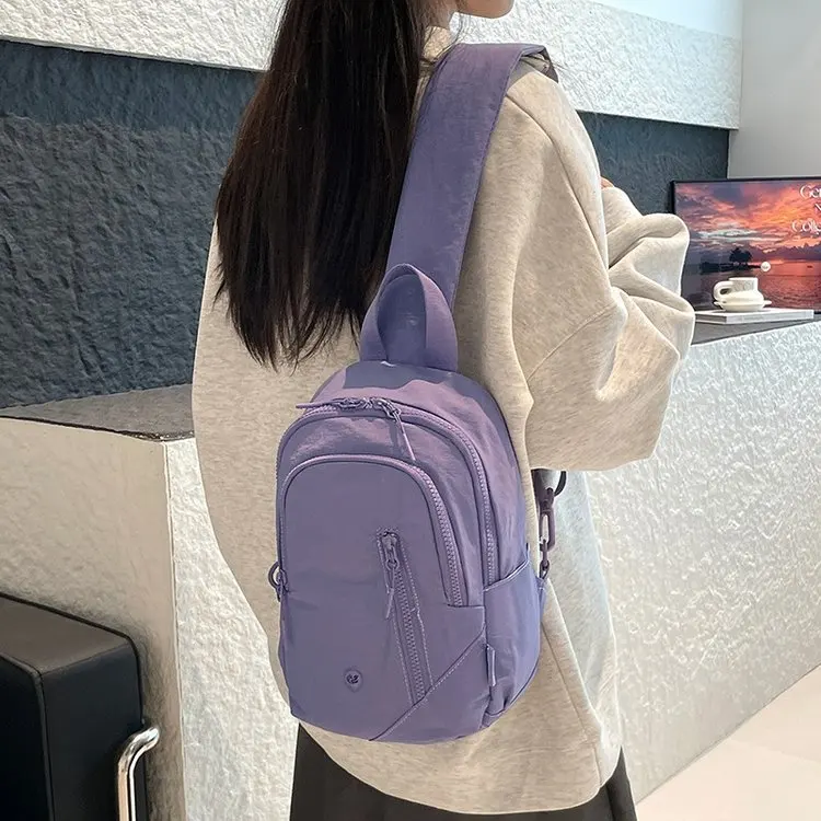 Waterproof Large Capacity Sports Chest Bag for Women Outdoor Mountain Biking Travel Candy Color Trendy Brand Ladies Fanny Pack view 5