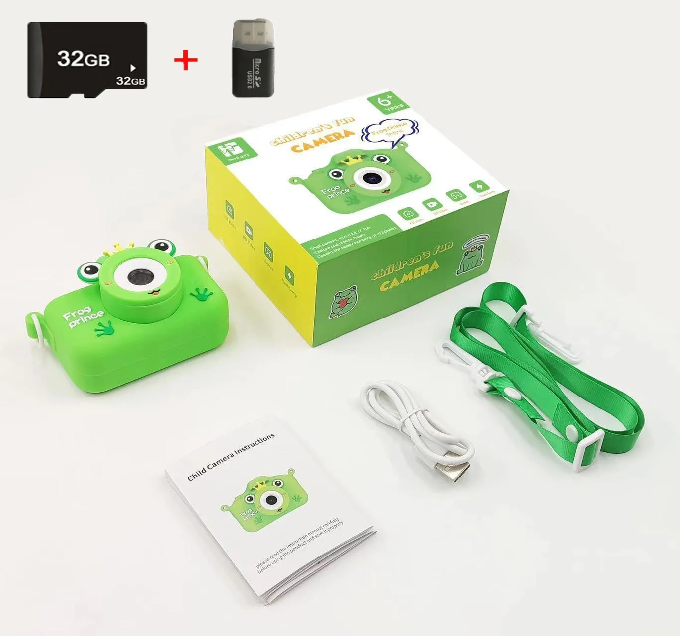 20MP Mini Cute Cartoon Camera Kids Camera Toy for Children Kids Digital Camera for Toddler with Video Best Birthday Gift for Kid