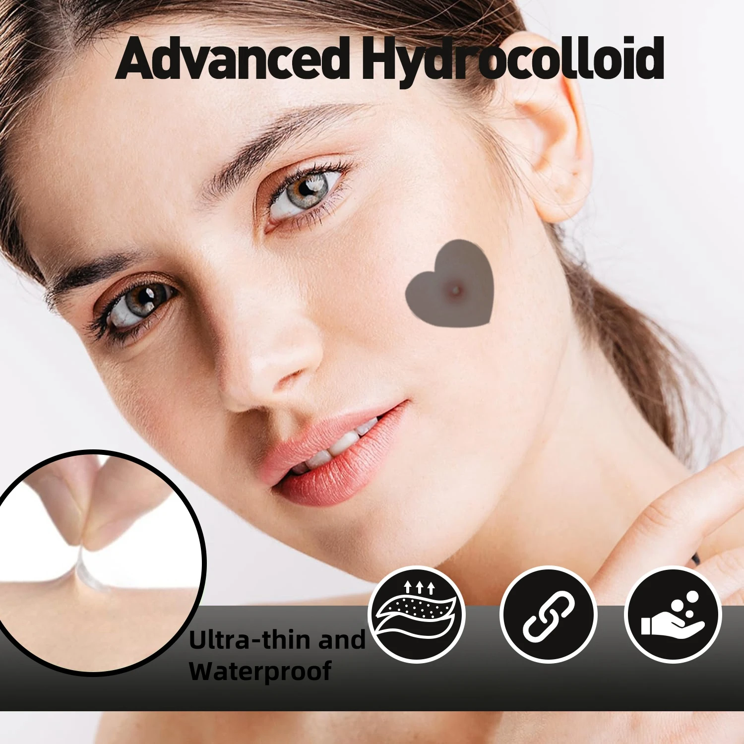 432-Piece Hydrocolloid Pimple Patches Star & Heart Combo Pack Specially Formulated for Acne Treatment