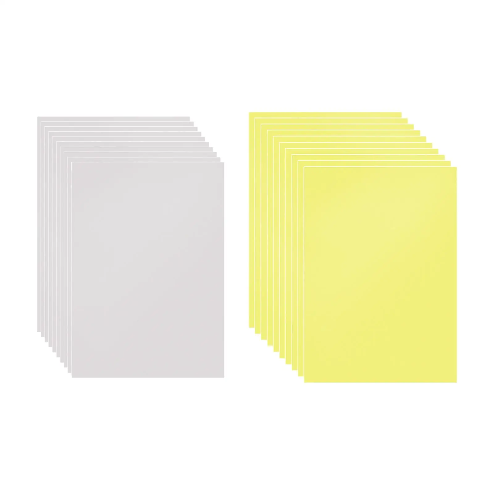 10x PVC Sheets 8.3 x 11.7 inch Flexible DIY Stencil Art Sheet for DIY Cutting