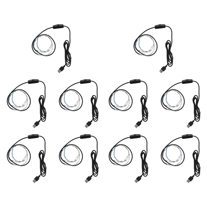 10x-uvc-germicidal-disinfection-light-bar-5v-bactericidal-lamp-mites-light-strips-led-strip-light-50x1cm-a68e