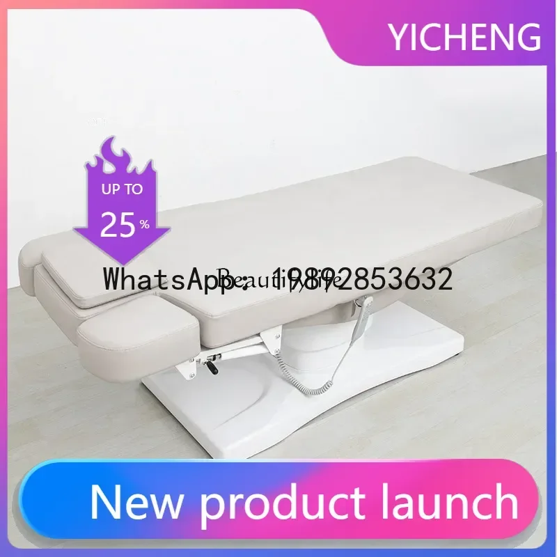 

Grey Salon Modern Leather Therapy Massage Bed Beauty Spa Electric Beauty Chair