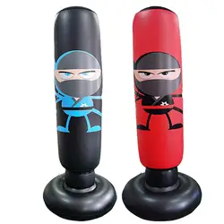 Kids Punching Bag 65inch Stand Kids Punching Bag Toy Stable Inflatable Boxing Bag Boxing Equipment Inflatable Punching Bag