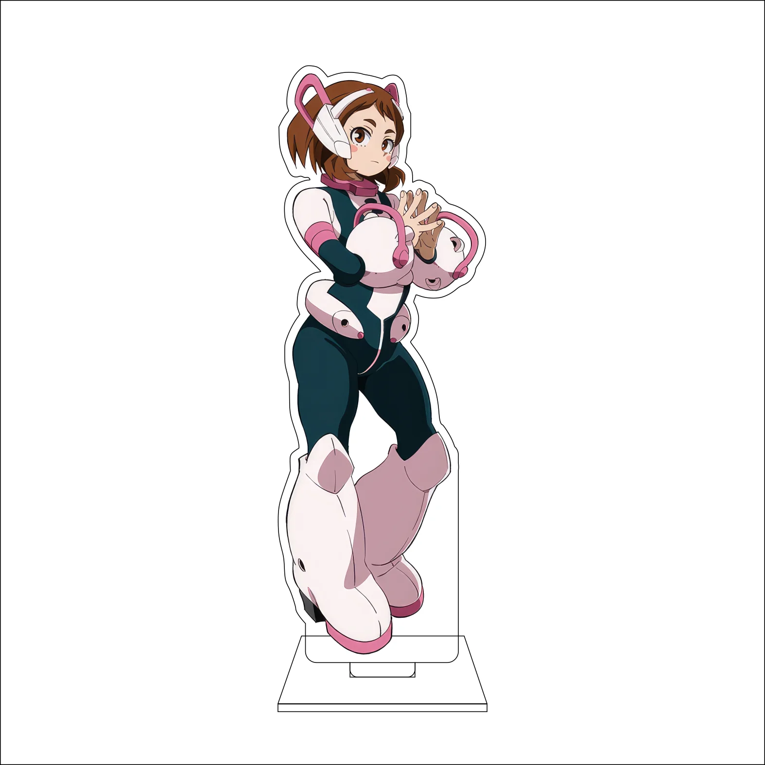 My Hero Academia 16cm Acrylic Figure Stand (Uraraka, Midoriya, Todoroki)
