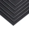 高強度 800 × 800 ミリメートル 0.5 ミリメートル 1/1.5/2/2.5/3/4/5/6 ミリメートル厚さの純粋な炭素繊維シートプレートパネルボード軽量材料 2