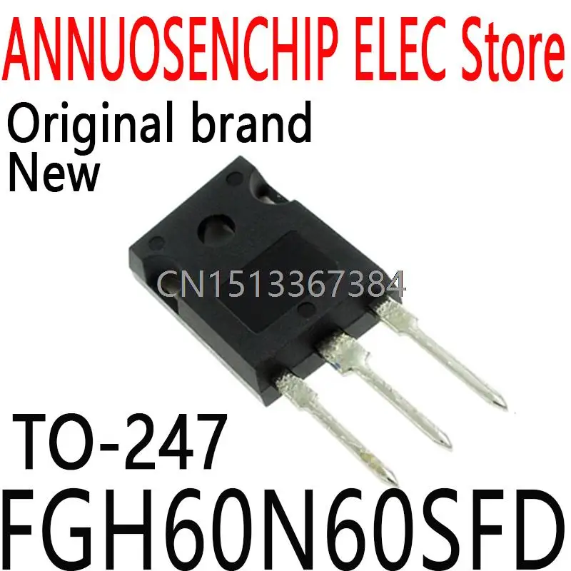 20PCS New and Original FGH60N60 SFD TO-247 FGH60N60SFD