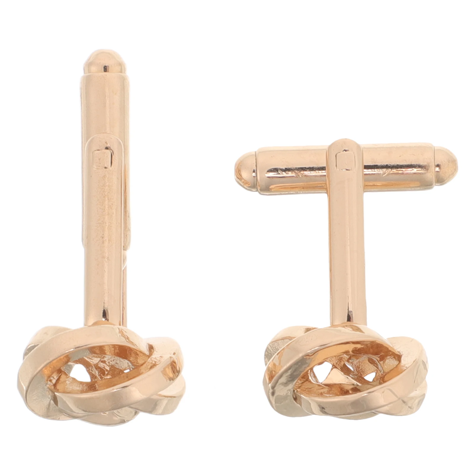 

2 Pcs Twist Cufflinks for Women Suit Vintage Clothes Accessory Copper Wedding Party