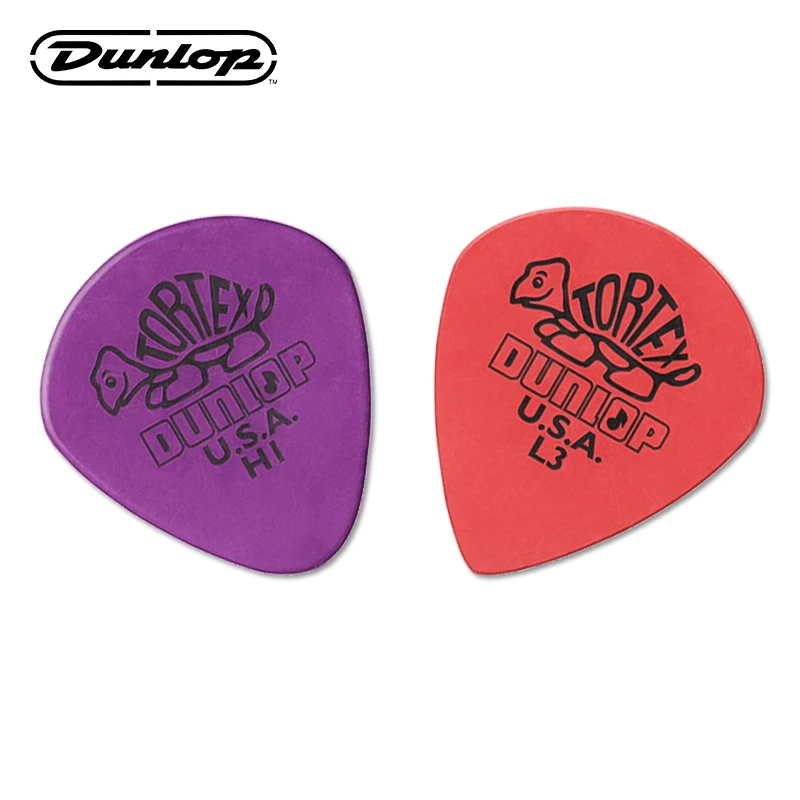 Dunlop Guitar Picks Tortex Jazz Plectrum Mediator 1.14/0.88/0.5mm for Bass Acoustic Electric Classic Guitar