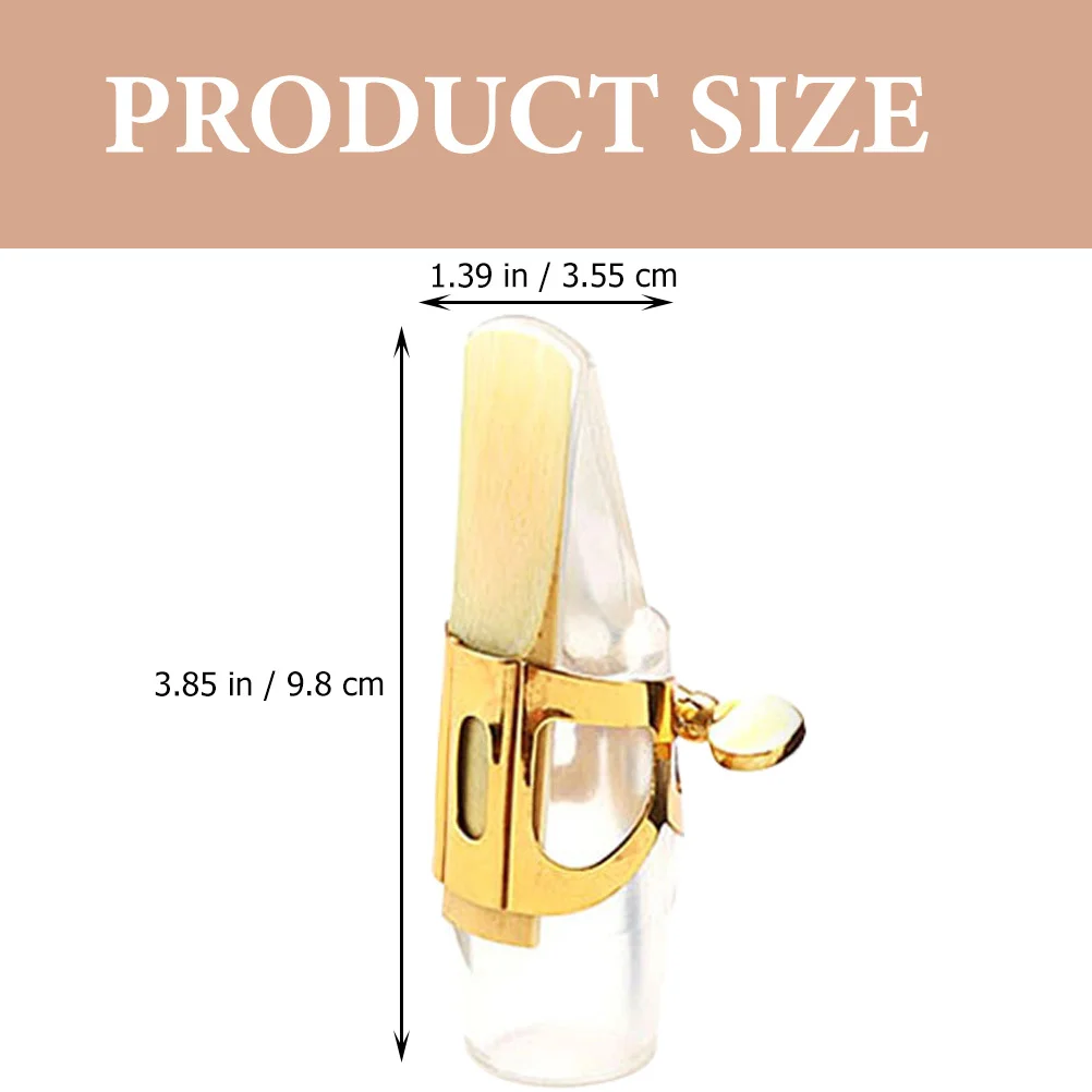 

Alto Saxophone Mouthpiece Kit Metal Ligature Plastic Cap For Repair Replacement Parts Saxophone Accessories Instrument Supplies