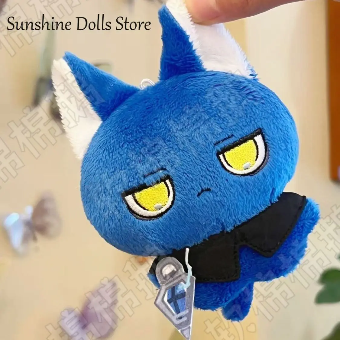 

Anime Genshin Impact Kyryll Chudomirovich Flins Plush Doll Body Figures Dolls 10CM Bag Charm Pendant Keychain Toy Plushie Gift