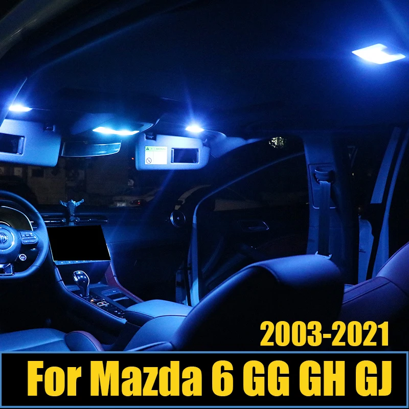 

For Mazda 6 GG GH GJ 2003 - 2007 2008 2009 2010 2011 2012 2013 2014 2015 2016 2017 2018 2019 2020 2021 Car LED Light Accessories