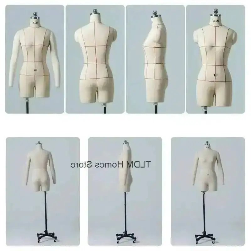 

for Modern Hanging Female Professional Mannequins Half Sewing Mannequin Body Buckle Shoulder Model Tailor Clothing Design Model