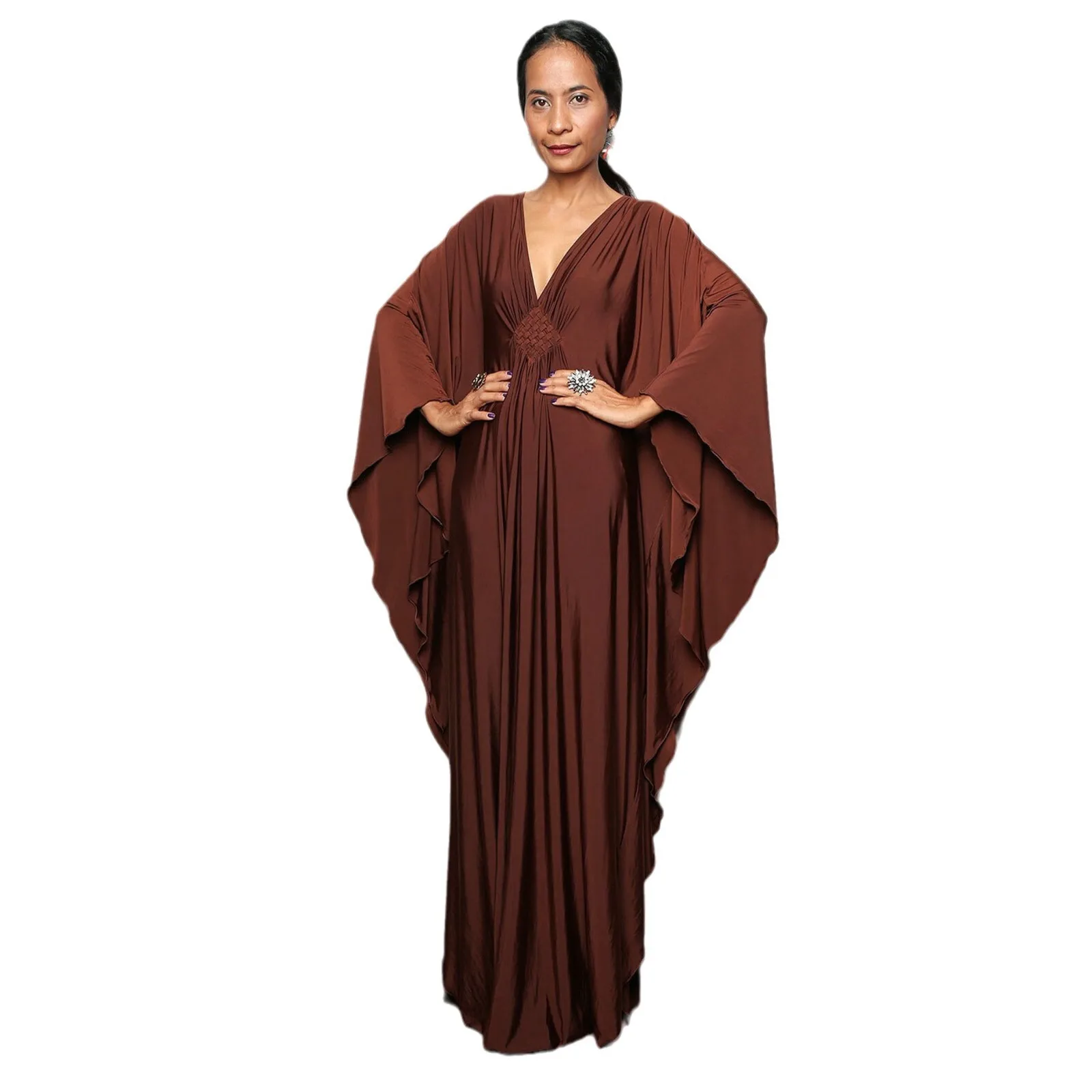 

Одноцветный тканый пляжный чехол, халат для отдыха больших размеров, рукава «летучая мышь», бикини, солнцезащитная рубашка, платье