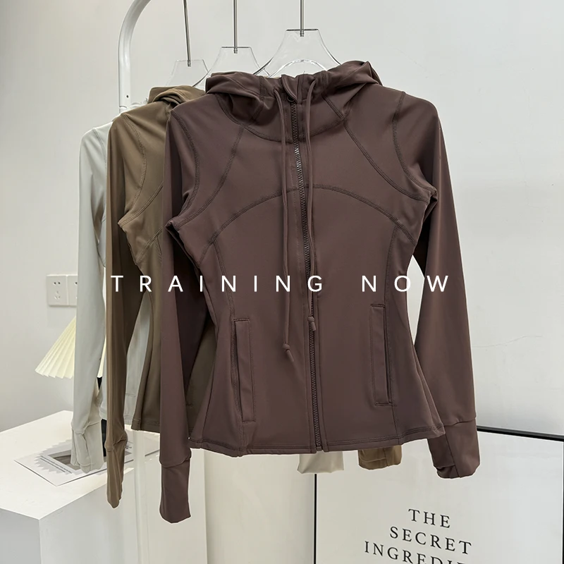 fitness-jacket-women's-hooded-cardigan-autumn-and-winter-slim-quick-drying-top-sports-running-training-slimming-yoga-wear-long