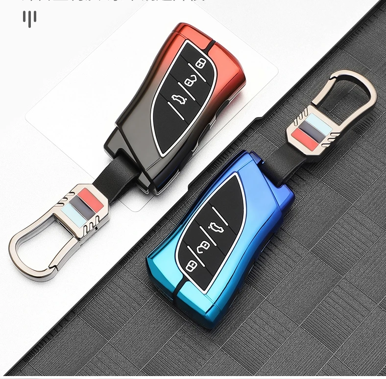 Car Zinc Alloy Fob Key Case Cover Holder For Lexus ES300h ES350 ES200 ES260 LS350 LS500h ES RX LX NX CT GS IS GX Vehicle Parts