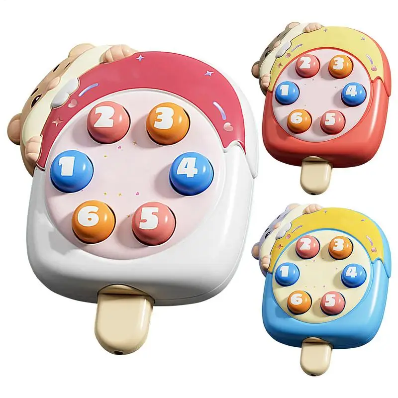 

Quick Push Game Ручной пресс-игровой автомат Электронная портативная игра Quick Push Интерактивная игрушка для снятия стресса для детей