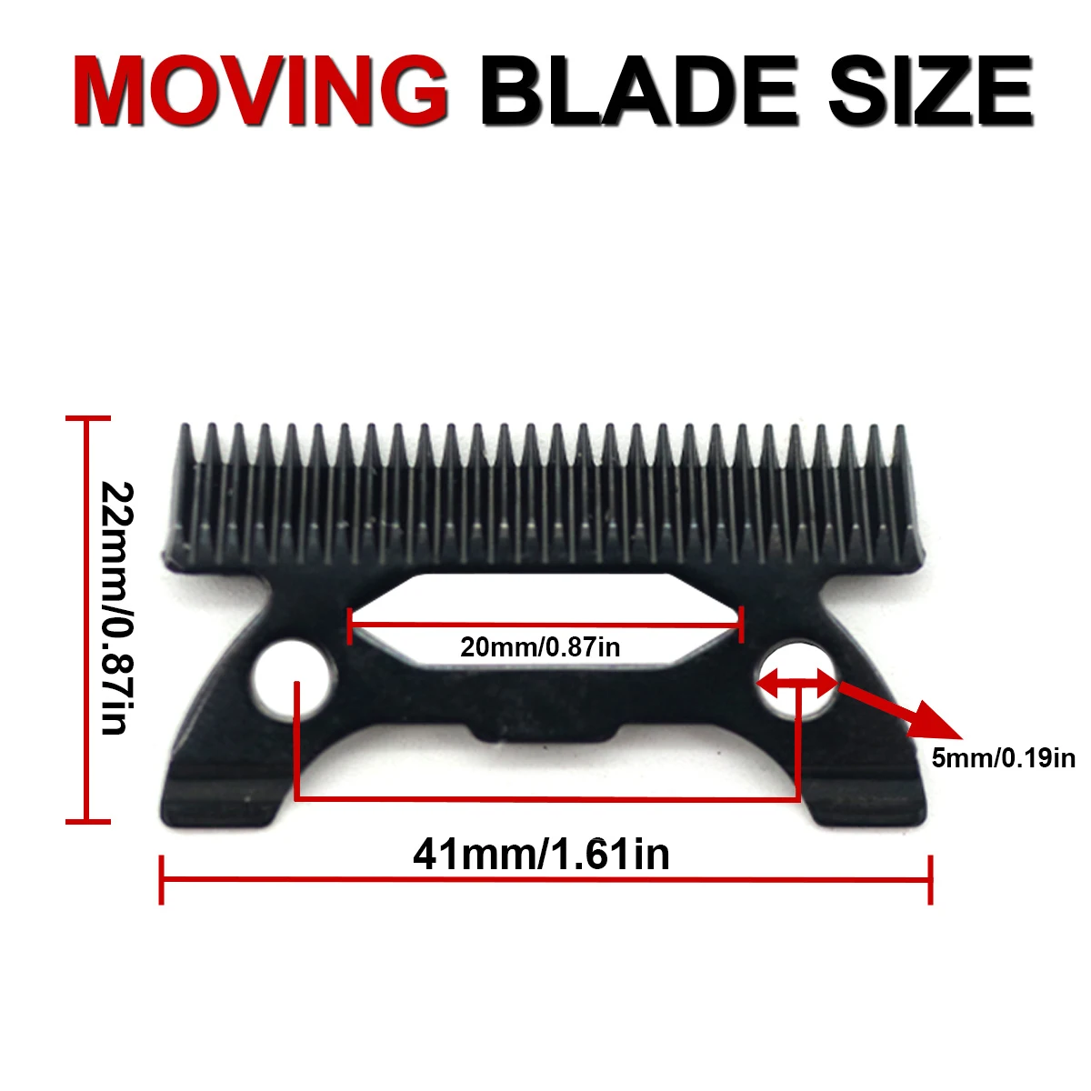 ROSYOUS Professional hair clipper Original replaceable Crunch blade for BRD 106 FA1C M3C WMARK X1、2020C、M10、8148、JC06 Mac