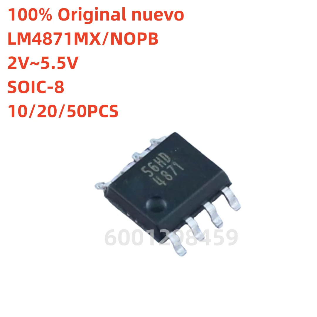 

100% original nuevo 10pcs - 50pcs LM4871MX/NOPB LM4871M 4871 SOIC-8 3W audio amplifier chip