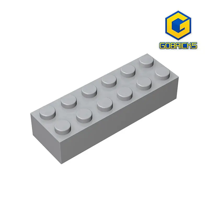 Gobricks GDS-543 Brick 2 x 6  compatible with lego 44237 2456 pieces of children's toys Assemble Building Blocks Technica