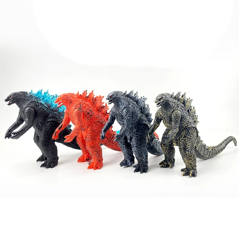 4 Colors Action Figure Godzilla Movie 15cm PVC Model King Of The Monsters Gojira Soft Glue Movable Joints Toys For Kid Boy Gift