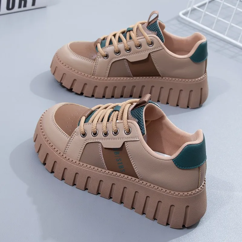 Women\'s Sneakers 2024 Spring Trend Platform Sports Running Shoes Tennis Female Vulcanized Shoes