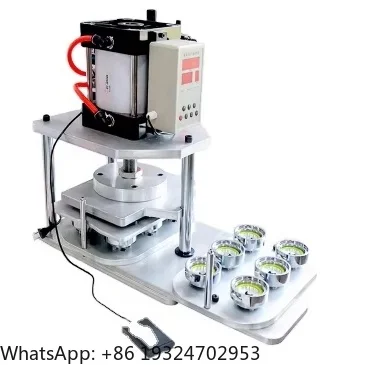 58mm PP800 Multi Die Heads New & U s ed Pneumatic Press for Magnet and Plastic Button Semi-Automatic Pressing