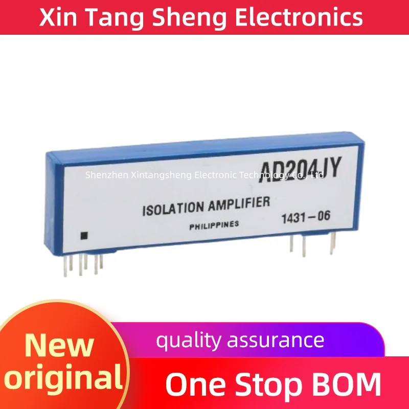 AD204JY isolated amplifier, SIP-10 package, module, IC chip