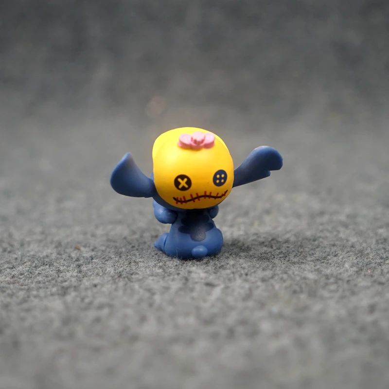 Disney Anime Figur Stich Kawaii Miniatur Modell Spielzeug Desktop Ornamente Cartoon Puppen Sammlerstücke kinder Geburtstag Geschenke