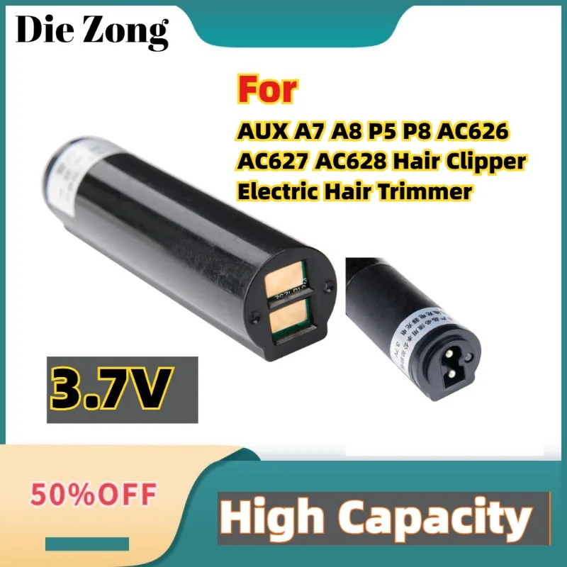 

For AUX A7 A8 P5 P8 AC626 AC627 AC628 Hair Clipper Electric Hair Trimmer Lithium Battery 3.7V Rechargeable Batteries