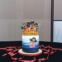 바다의 산티아고 아크릴 케이크 토퍼 생일 파티 공급 베이비 샤워 베이킹 장식 웨딩 홈 장식 선물