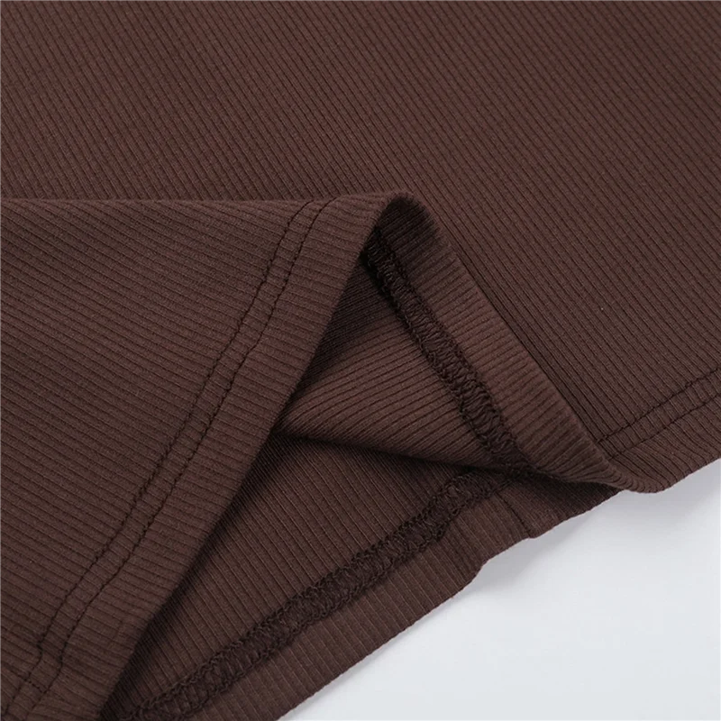 ABRT-Mini robe moulante pour femme, dos nu, décontractée, mignonne, côtelée, débardeur d'été