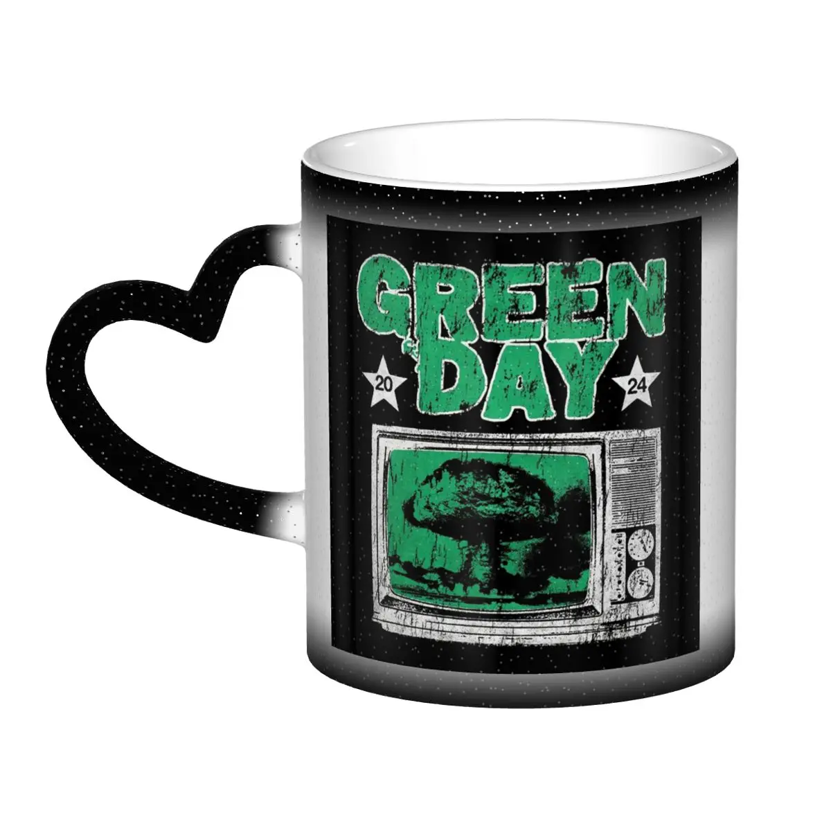 

Кружка Green Day, забавные керамические кофейные чашки, чайные кружки, чашка для молока, посуда для напитков, подарок для женщины и мужчины